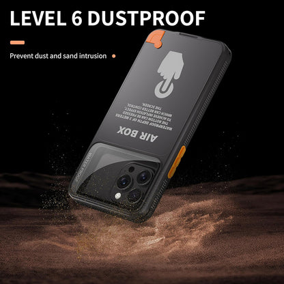 Funda Universal Impermeable para Teléfono máx. 6.1 pulgadas, ShellBox, AirBox, Negra