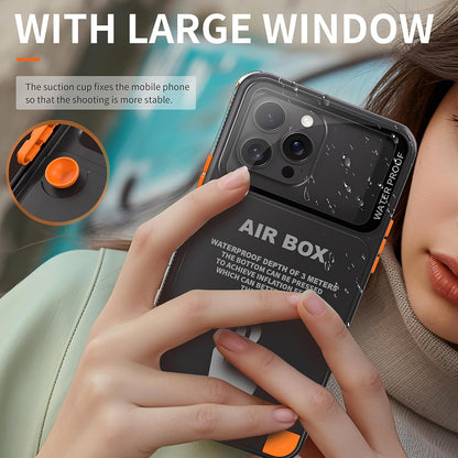 Funda Universal Impermeable para Teléfono máx. 6.1 pulgadas, ShellBox, AirBox, Negra