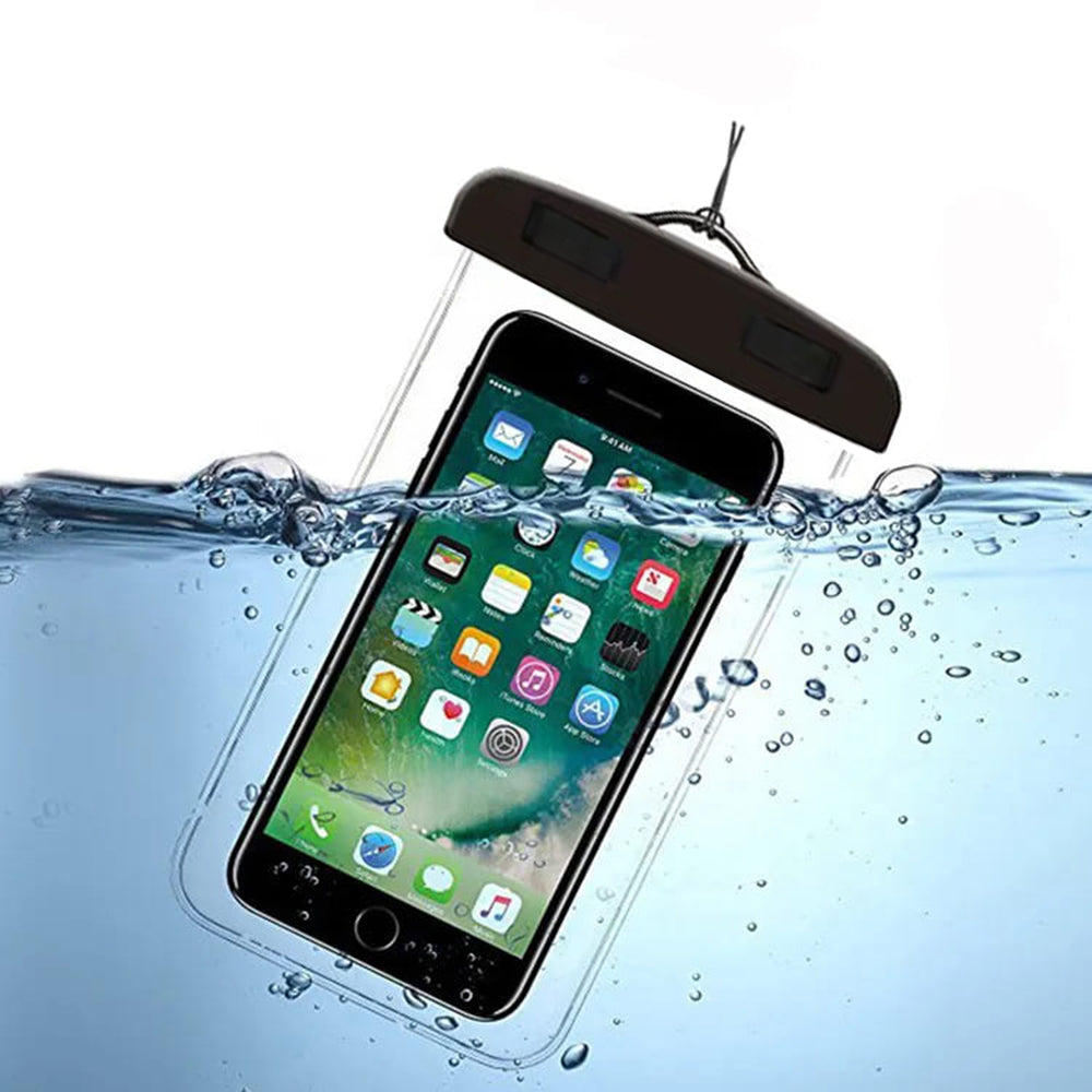 Funda Universal Waterproof para Teléfono máx. 6.5 pulgadas, Techsuit, Negra