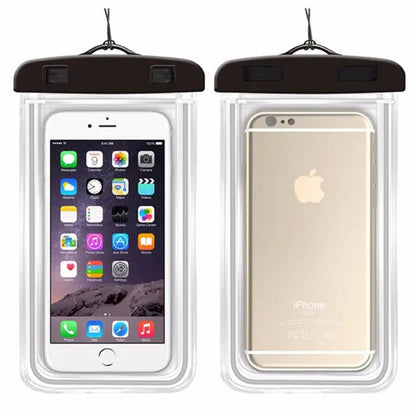 Funda Universal Waterproof para Teléfono máx. 6.5 pulgadas, Techsuit, Negra