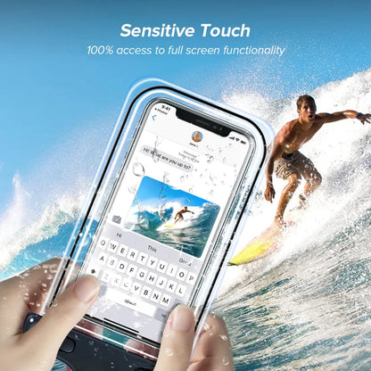 Funda Universal Waterproof para Teléfono máx. 6.5 pulgadas, Techsuit, Negra