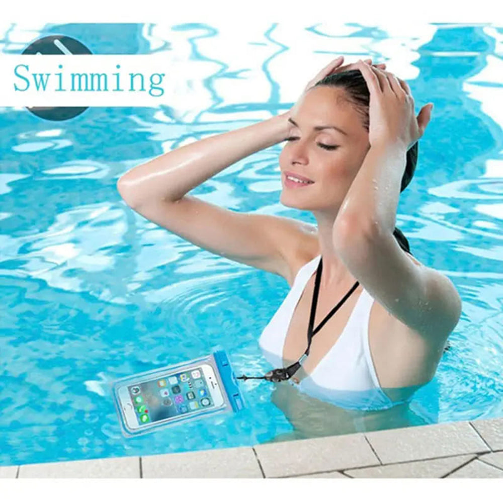 Funda Universal Waterproof para Teléfono máx. 6.5 pulgadas, Techsuit, Negra