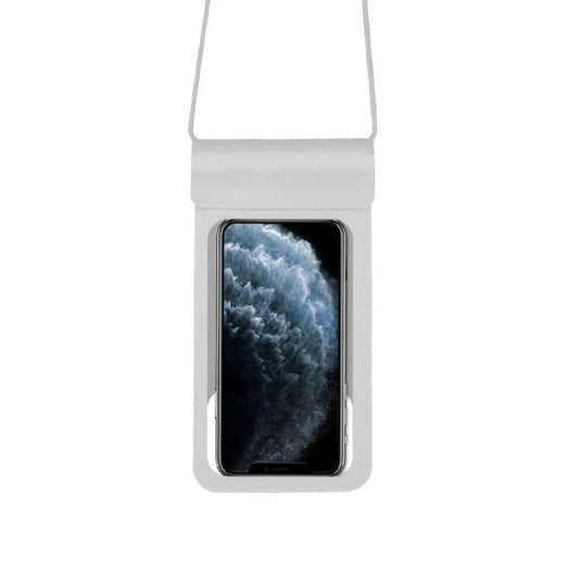 Funda Universal Impermeable para Teléfono máx. 6.8 pulgadas, Techsuit, TWC1, Plateada
