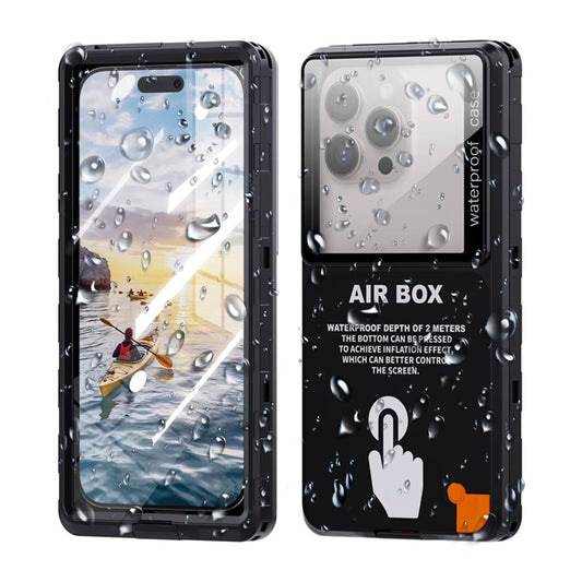 Funda Universal Impermeable para Teléfono máx. 6.9 pulgadas, ShellBox, AirBox, Negra