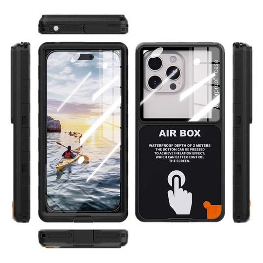 Funda Universal Impermeable para Teléfono máx. 6.9 pulgadas, ShellBox, AirBox, Negra