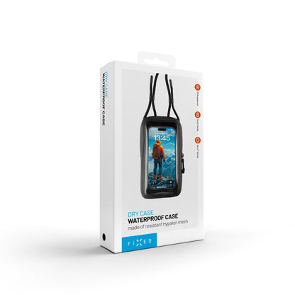Funda Universal Waterproof para Teléfono max. 7 pulgadas, Fixed, Negra