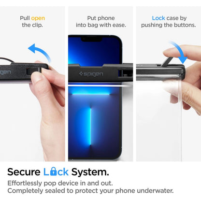 Universal Waterproof Case, Spigen, A601, Transparent