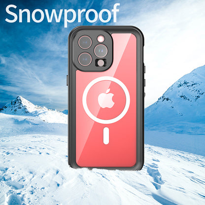 Funda Waterproof MagSafe para Apple iPhone 15 Pro Max, ShellBox, Negra