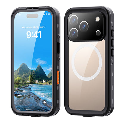 Funda Waterproof para Apple iPhone 17 Pro, ShellBox, Negra