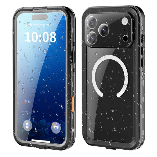 Funda impermeable para Apple iPhone 18 Pro / 17 Pro, ShellBox, Negra