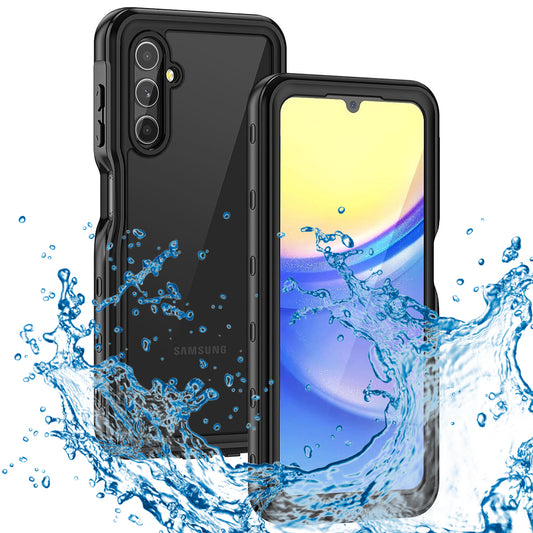 Funda impermeable para Samsung Galaxy A15 5G A156 / A15 A155, ShellBox, Negra