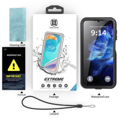 Funda impermeable para Samsung Galaxy A16 5G A166 / A16 4G A165, ShellBox, Negra