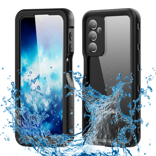 Funda impermeable para Samsung Galaxy A25 A256, ShellBox, Negra