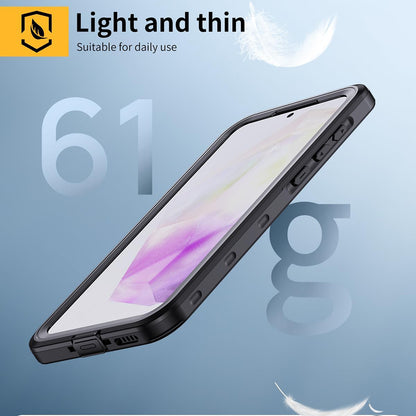 Funda impermeable para Samsung Galaxy A35 5G A356, ShellBox, Negra