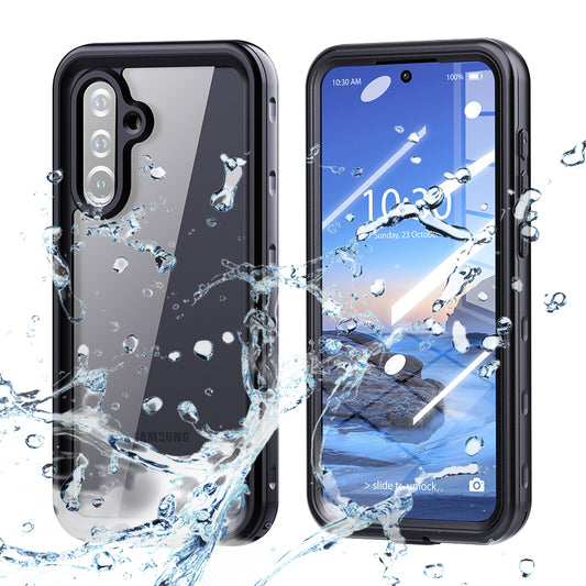 Funda impermeable para Samsung Galaxy A36 A366, ShellBox, Negra