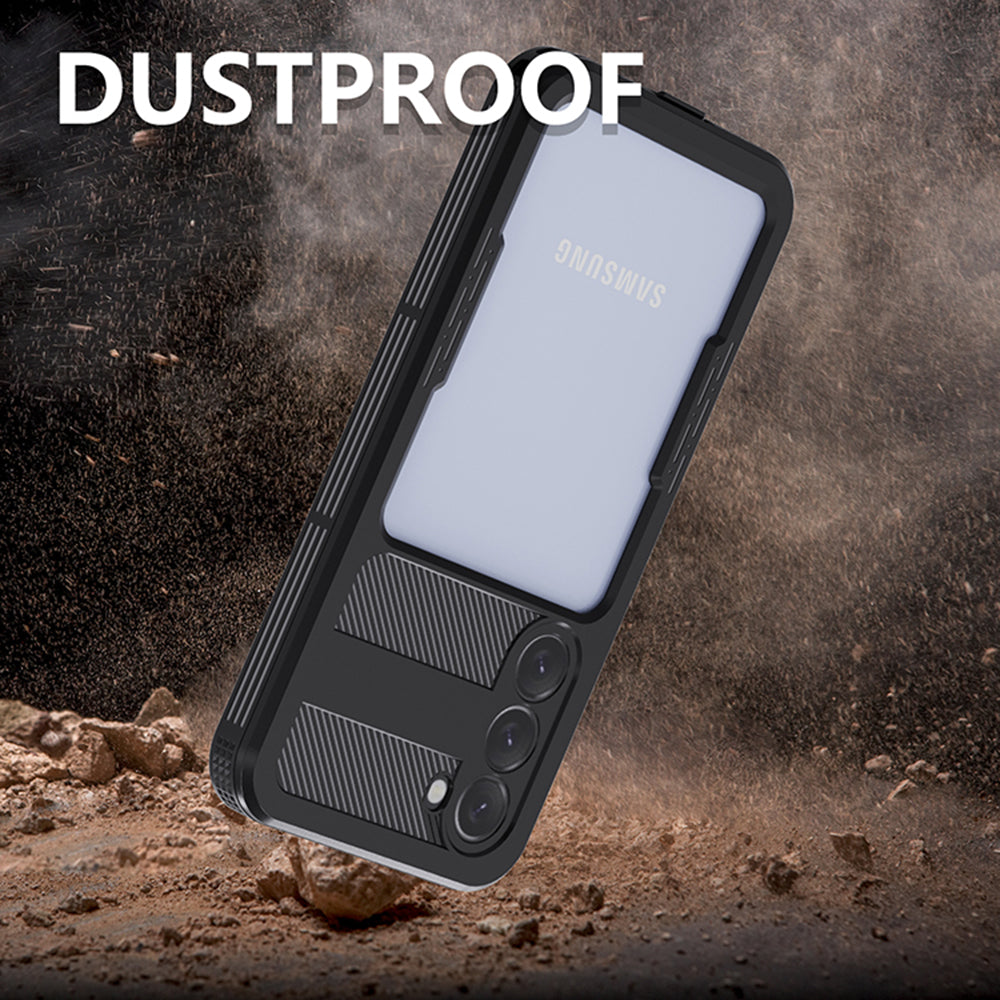 Funda impermeable para Samsung Galaxy S23+ S916, ShellBox, Negra