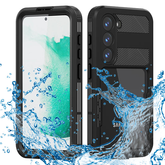 Funda impermeable para Samsung Galaxy S23 S911, ShellBox, Negra