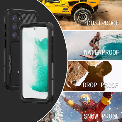 Funda impermeable para Samsung Galaxy S23 S911, ShellBox, Negra