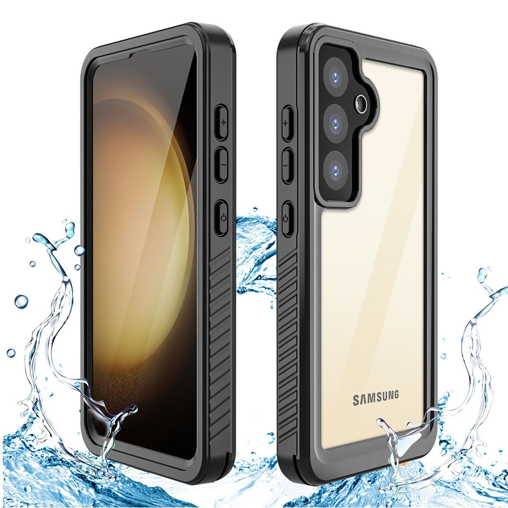Funda impermeable para Samsung Galaxy S24+ S926, ShellBox, Negra