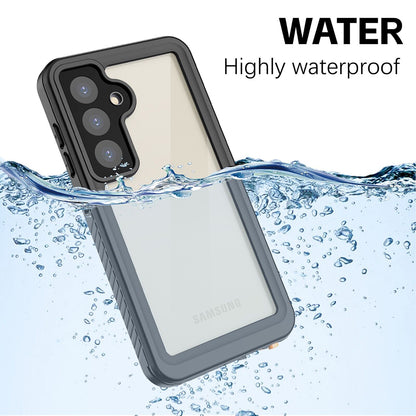 Funda impermeable para Samsung Galaxy S24+ S926, ShellBox, Negra