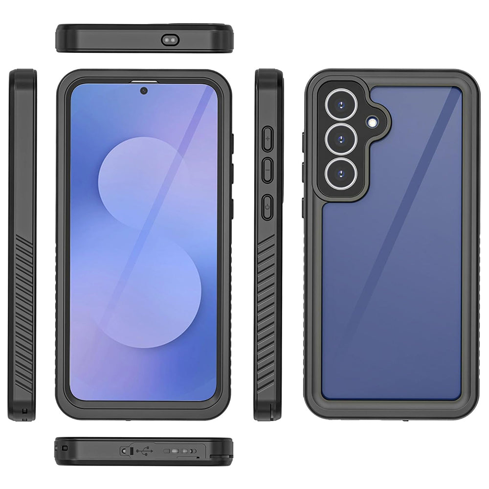 Funda Waterproof para Samsung Galaxy S25 FE, ShellBox, Negra