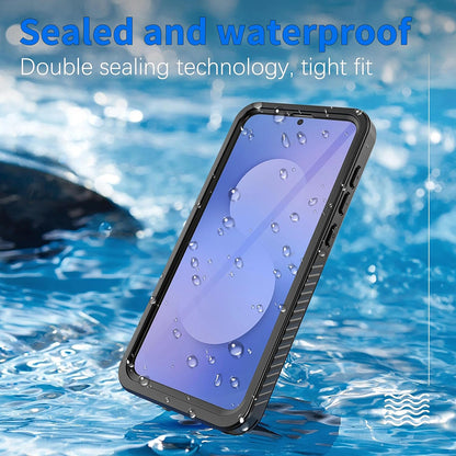 Funda Waterproof para Samsung Galaxy S25 FE, ShellBox, Negra