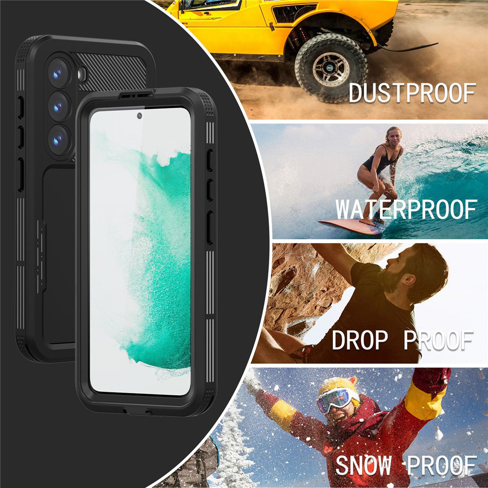 Funda Waterproof para Samsung Galaxy S26, ShellBox, Negra