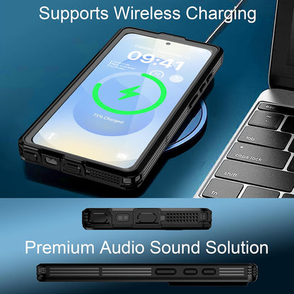 Funda Waterproof para Samsung Galaxy S26 Ultra, ShellBox, Negra