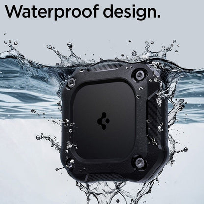 Funda Waterproof Spigen Tough Armor para Apple AirTag, Negra ACS09781