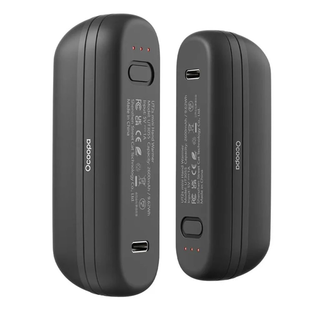 Calentador de Manos Ocoopa UT2s Mini, Negro