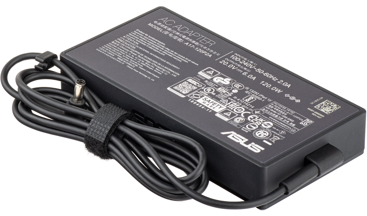 Cargador Asus Asus A17-120P2A, 120W, 20V, 3 Pin, Negro 0A001-00860600 