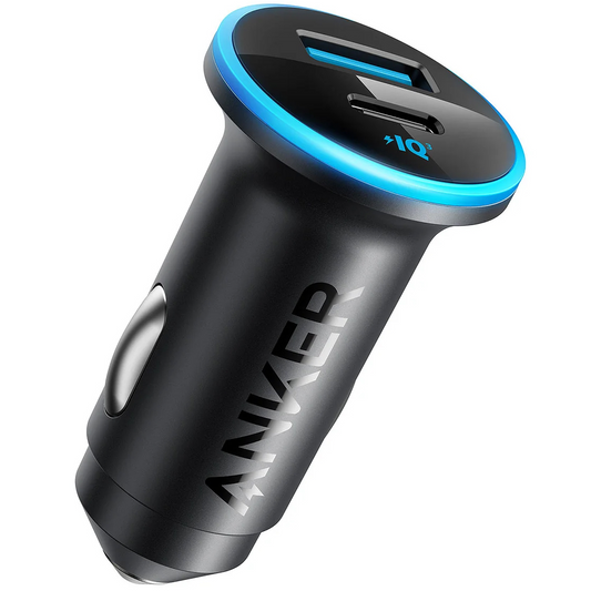 Cargador de coche Anker 323, 52.5W, 3A, 1 x USB-A - 1 x USB-C, Negro, Reacondicionado A2735G11