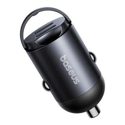 Cargador de coche Baseus Tiny Star, 30W, 3A, 2 x USB-C, Negro C00035001121-03