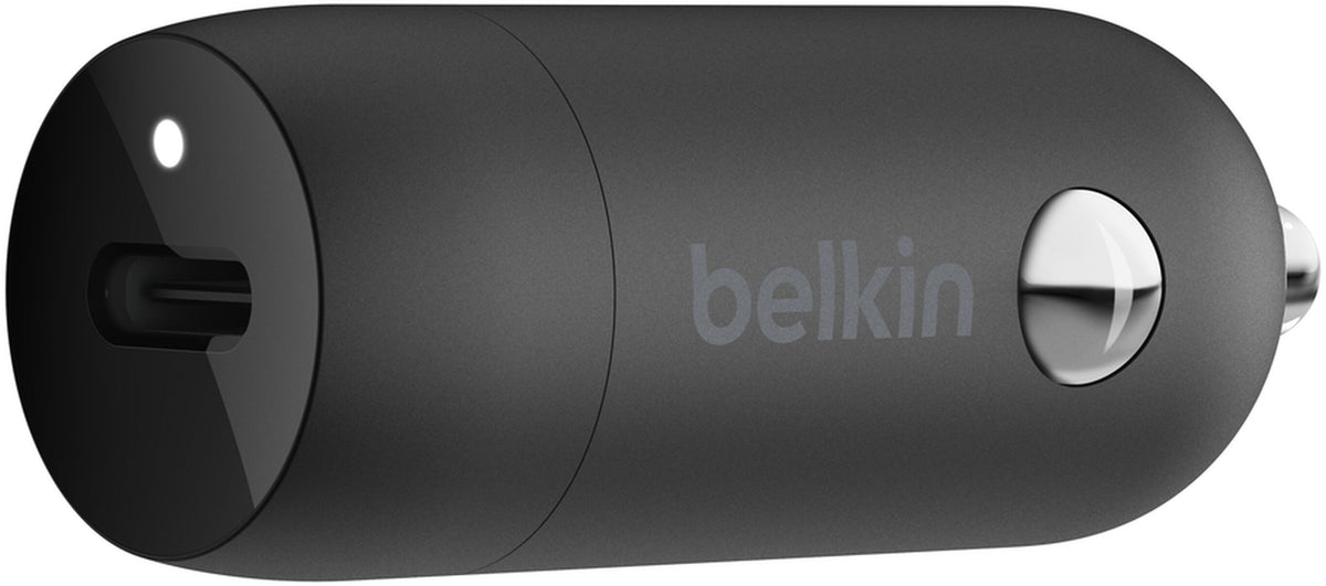 Cargador de coche Belkin BoostCharge, 30W, 3A, 1 x USB-C, Negro CCA004btBK