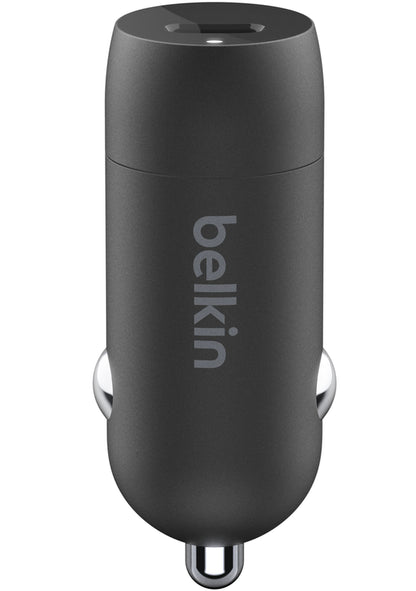 Cargador de coche Belkin BoostCharge, 30W, 3A, 1 x USB-C, Negro CCA004btBK