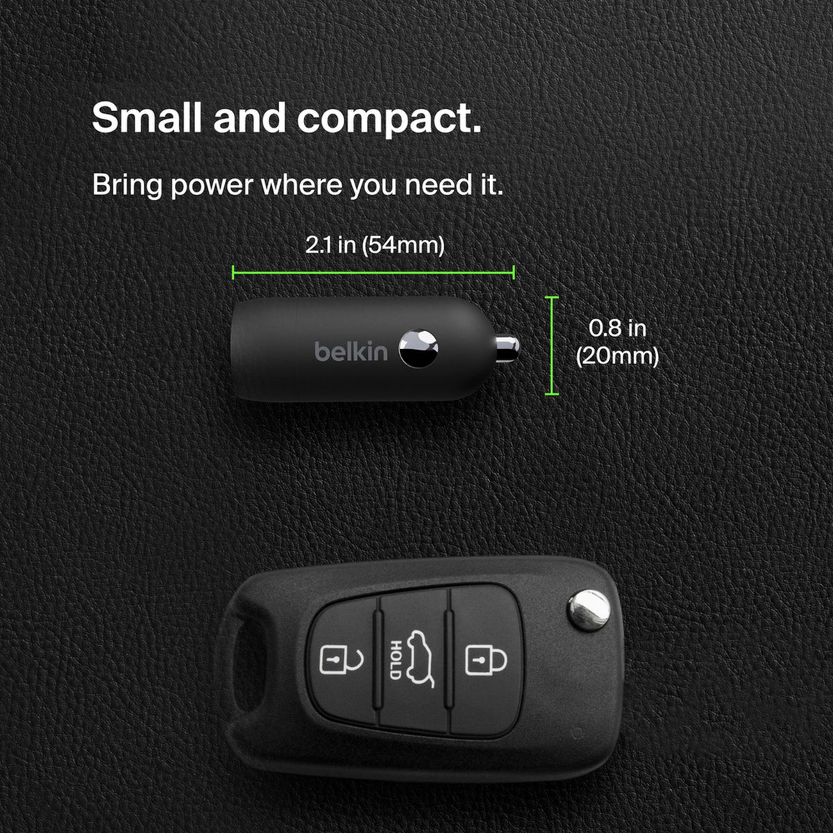 Cargador de coche Belkin BoostCharge, 30W, 3A, 1 x USB-C, Negro CCA004btBK