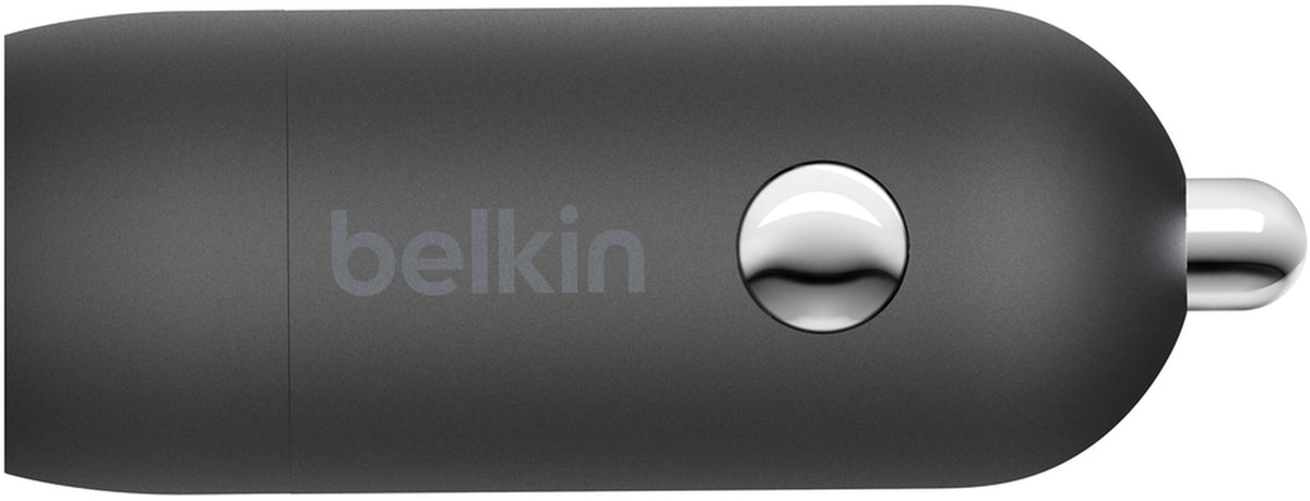 Cargador de coche Belkin BoostCharge, 30W, 3A, 1 x USB-C, Negro CCA004btBK