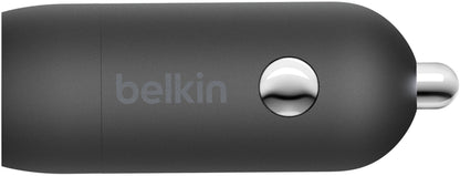 Cargador de coche Belkin BoostCharge, 30W, 3A, 1 x USB-C, Negro CCA004btBK