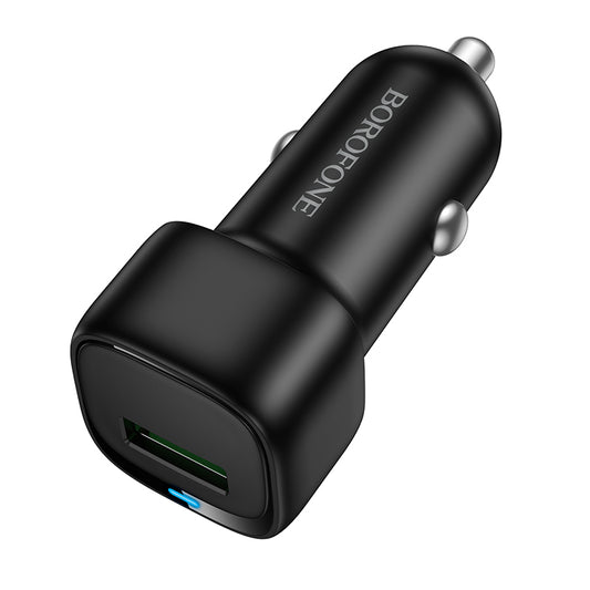 Cargador de Coche Borofone BZ34 Cloud, 18W, 3A, 1 x USB-A, Negro