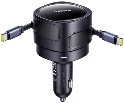 Cargador de coche con cable USB-C Baseus Enjoyment Max, 60 W, negro C00035507121-01