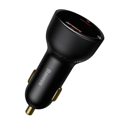 Cargador de Coche con Cable USB-C Baseus Superme, 100W, 5A, 1 x USB-A - 1 x USB-C, Negro TZCCZX-01