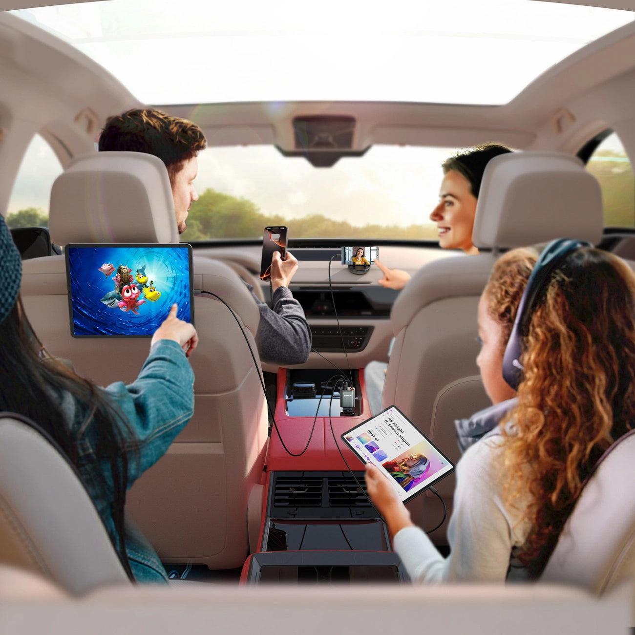 Cargador de coche con cable USB-C / Lightning Joyroom JR-CCL05, 30W, 3A, 1 x USB-A - 1 x USB-C, Gris