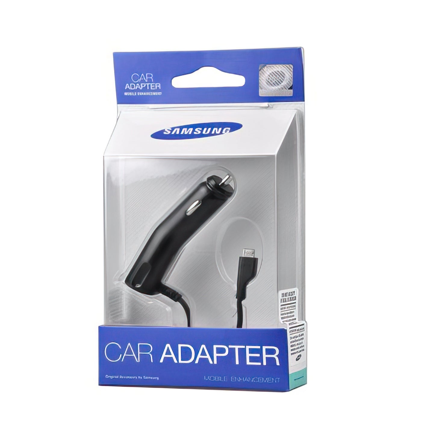 Cargador de coche microUSB con cable Samsung, 3,5 W, 0,7 A, negro, renovado ACADU10CBECSTD