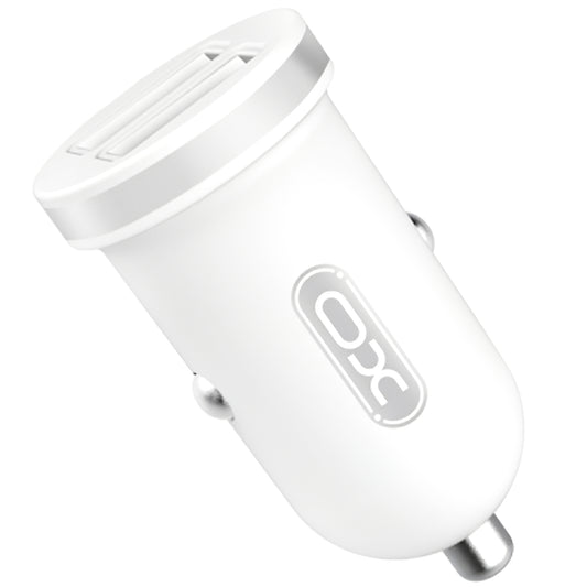 Cargador de Coche XO Design CC-18, 10.5W, 2.1A, 2 x USB-A, Blanco