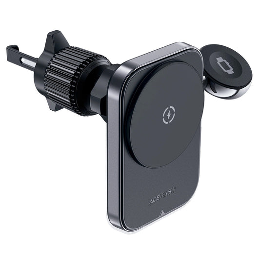 Cargador de Coche Inalámbrico Acefast D18 2en1, 15W, 1.67A, Negro