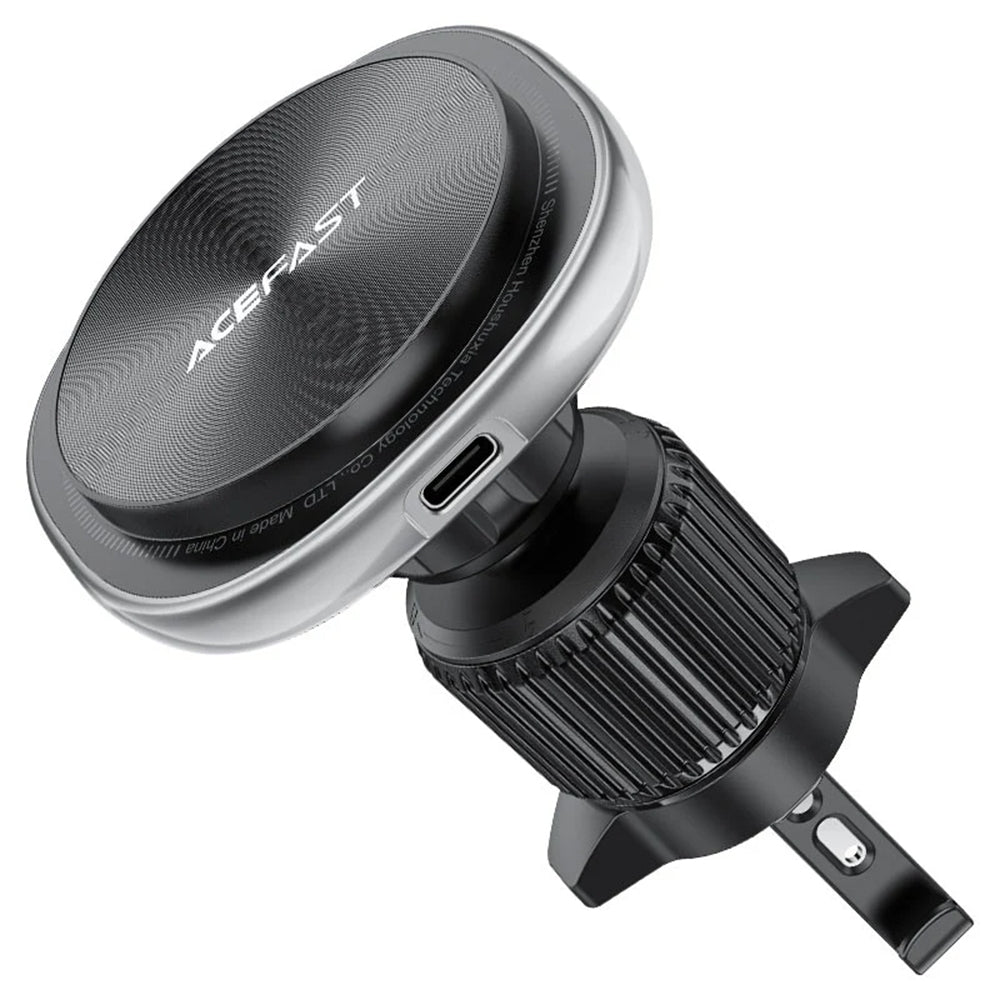 Cargador de Coche Inalámbrico Acefast D41, 15W, 1.67A, Plateado