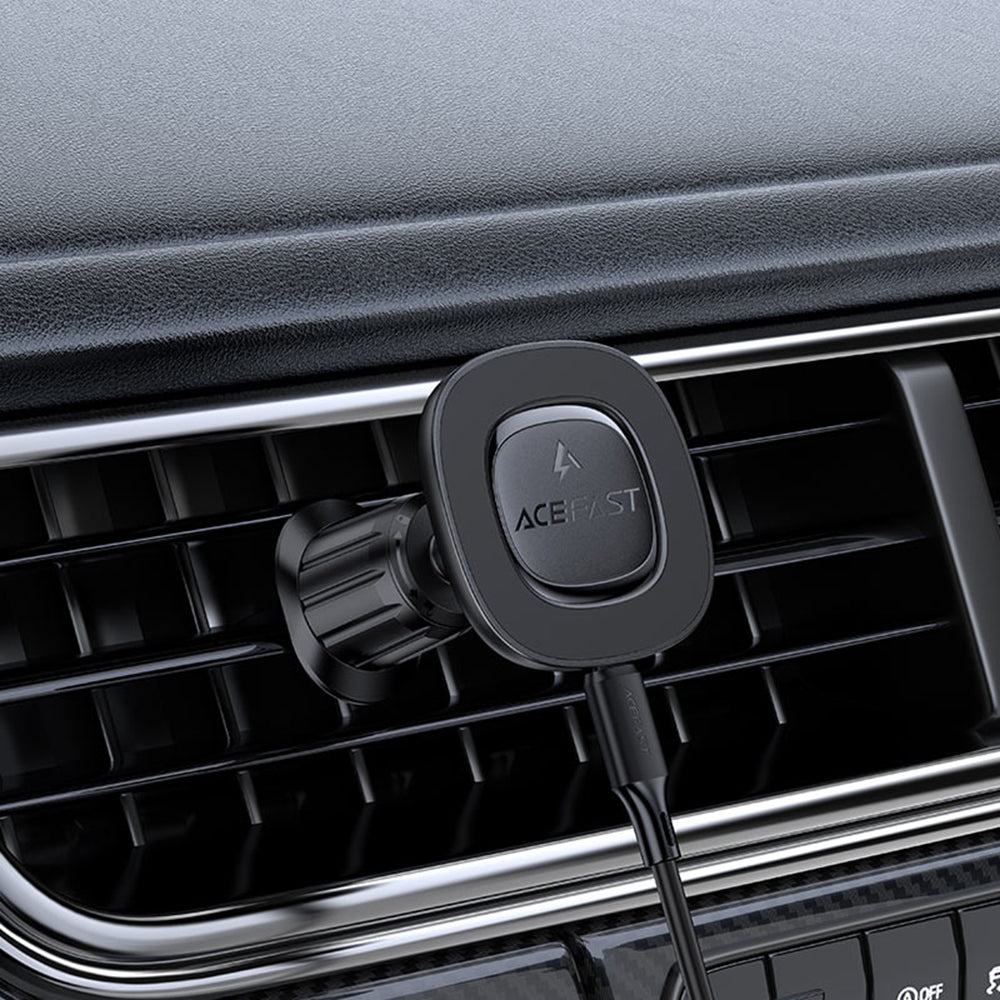 Cargador de Coche Inalámbrico Acefast D46, 15W, 1.67A, Negro