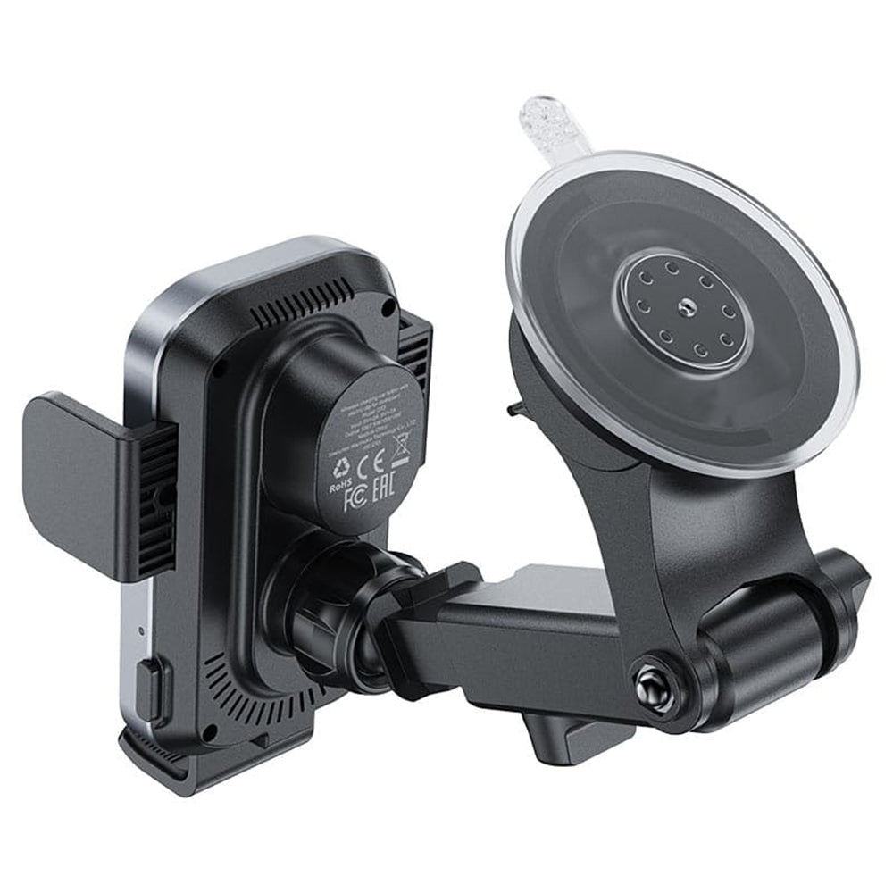 Cargador de Coche Inalámbrico Acefast D53, 15W, 1.67A, Negro