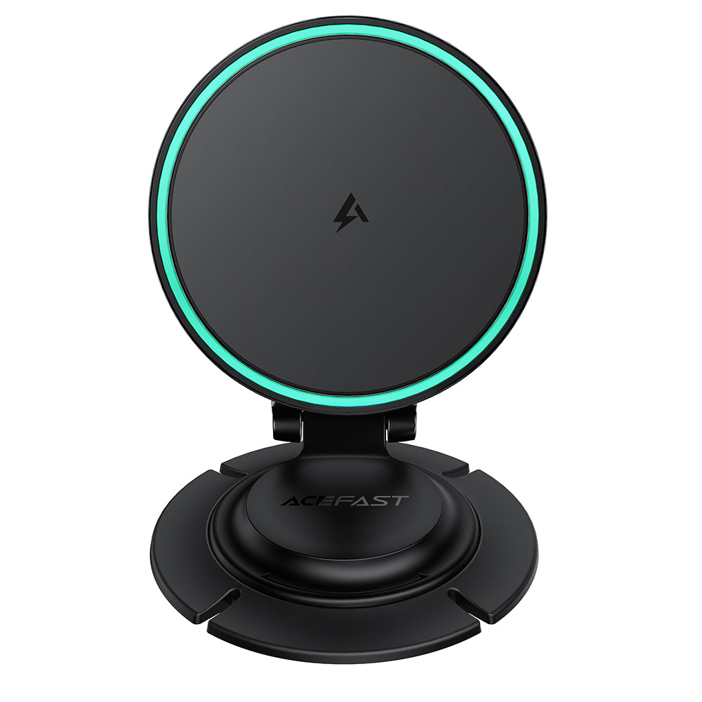 Cargador de Coche Inalámbrico Acefast D65, 15W, 1.67A, Negro