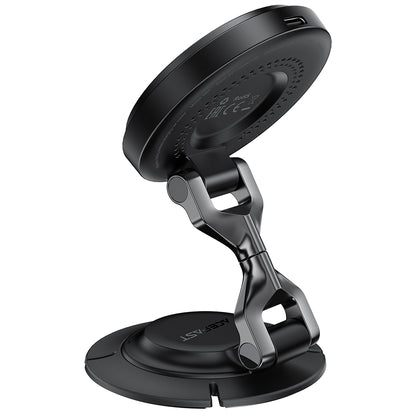 Cargador de Coche Inalámbrico Acefast D65, 15W, 1.67A, Negro